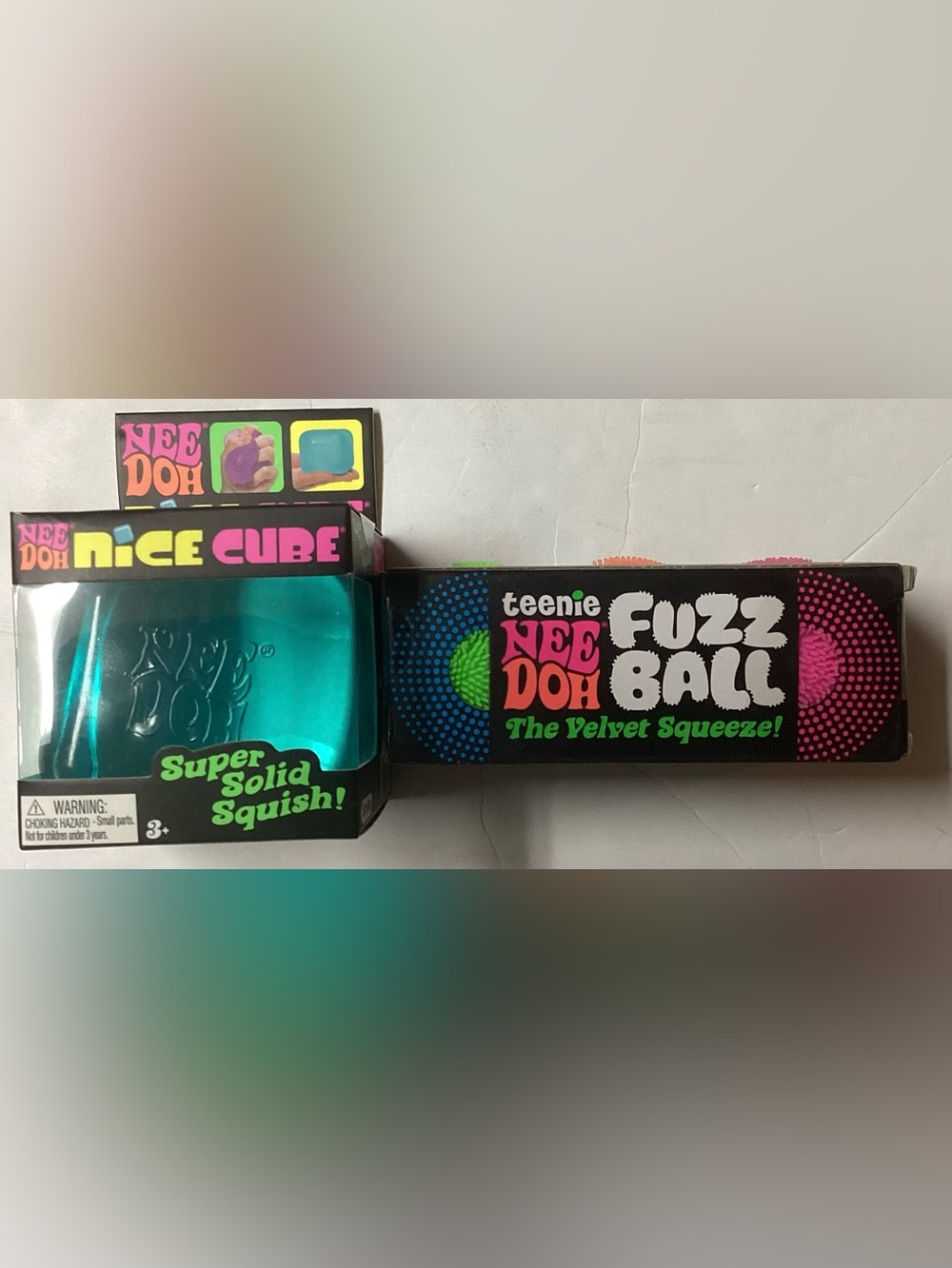 Authentic NEEDOHS/ nice cube and Teenie fuzz ball the velvet squeeze bundle